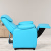 Kid Recliner Sofa Armrest Chair-Blue