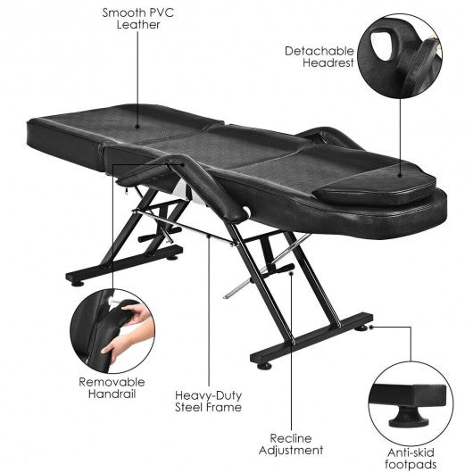 Massage Tattoo Facial Beauty Spa Salon Chair with Stool