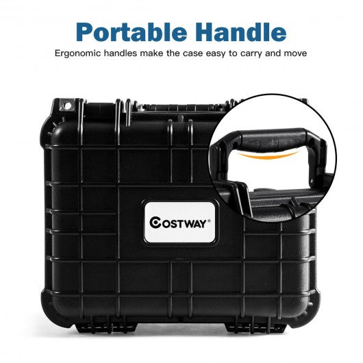 Weatherproof Shockproof Camera Lens Box w/ Customizable Foam