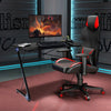 Z Shape Gaming Desk w/ LED Lights