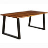 Rectangular Acacia Wood Dining Table Rustic Indoor Furniture
