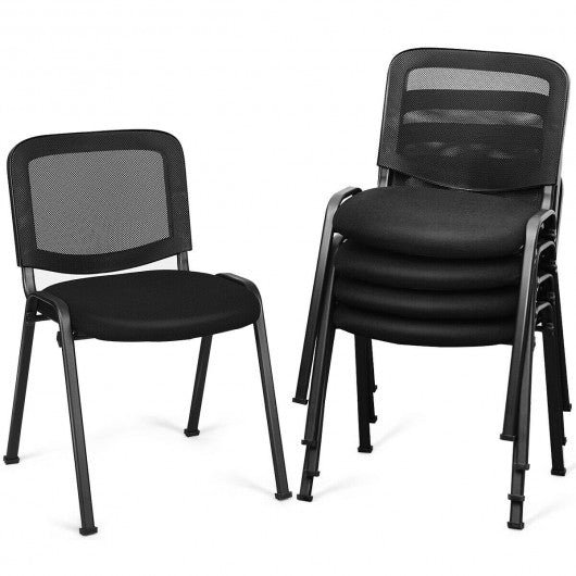 Set of 5 Mesh Back Office Conference Chairs