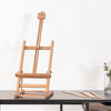 Adjustable Portable Wood Tabletop Easel H-Frame for Artist Painting Display