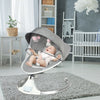 Baby Swing Electric Rocking Chair with Bluetooth Music Timer-Gray