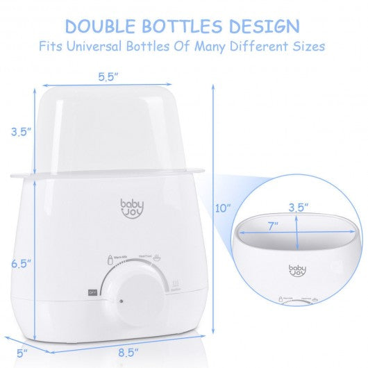 Portable Baby Bottle Warmer Steam Sterilizer