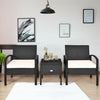3 pcs Outdoor Patio Rattan Furniture Set with Cushion