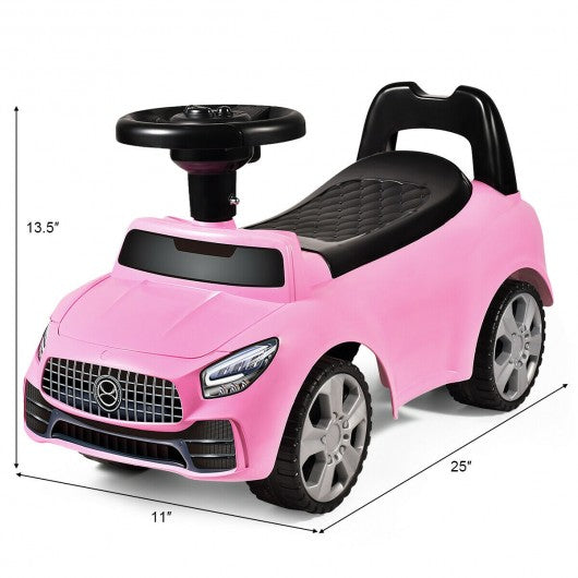 Foot-to-Floor Kids Ride-On Push Toddler Sliding Car