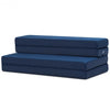 5' Quart Folding Futon Sleepover Sofa Bed Foam Mattress-Queen Size