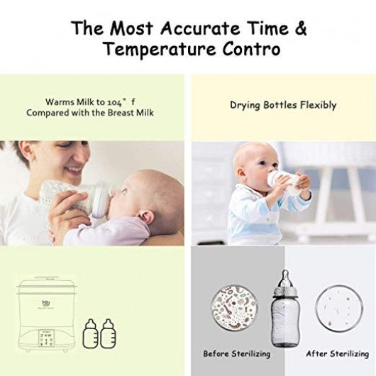 Baby Bottle Electric Steam Sterilizer With LED Monitor