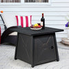 30€� Square Propane Gas Fire Table with Waterproof Cover