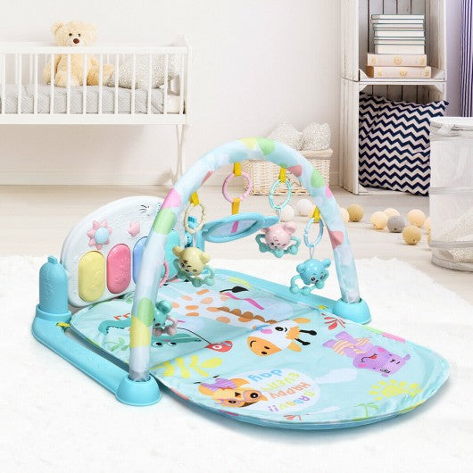 3 in 1 Fitness Music and Lights Baby Gym Play Mat