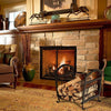 Fireplace Log Holder Iron Indoor Firewood Rack