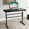 Height Adjustable Standing Desk with Crank Handle-Black