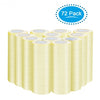 72 Rolls Clear Carton Box Packing Package Tape 1.9
