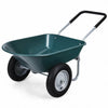 2 Tire Wheelbarrow Garden Cart Heavy-duty Dolly Utility Cart