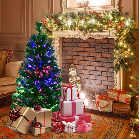 3' / 4' / 5' / 6' Fiber Optic Artificial PVC Christmas Tree