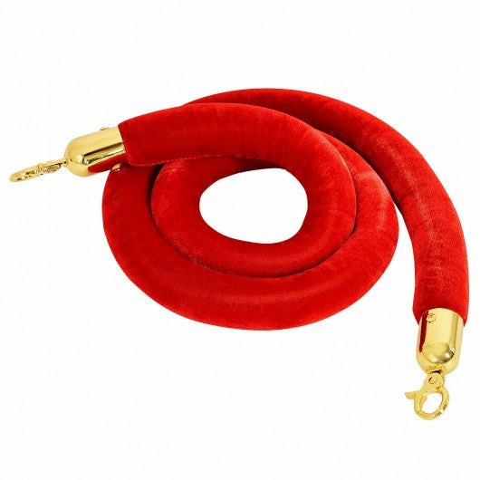2pcs Barrier Crowd Control Stanchion Queue Velvet Rope