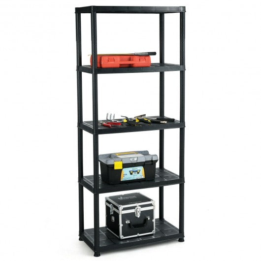 5-Tier Storage Shelving Freestanding Heavy Duty Rack