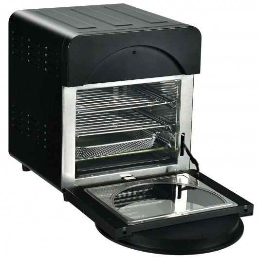 16 in 1 Air Fryer 15.5 QT Toaster Rotisserie Dehydrator Oven