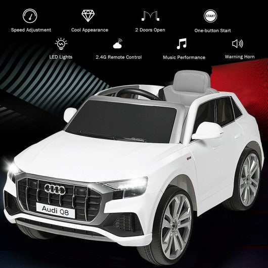 12V Licensed AudiQ8 Kids Ride On Car