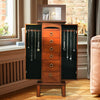 Wooden Jewelry Cabinet Storage Organizer with 6 Drawers