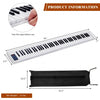 2 in 1 Attachable Digital Piano Keyboard 88/44 Touch sensitive Key with MIDI