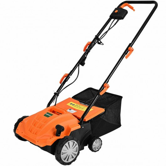12Amp Corded Scarifier 13€� Electric Lawn Dethatcher
