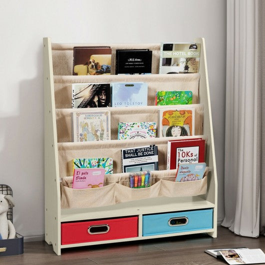 Kids Book and Toys Organizer Shelves