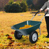 2 Tire Wheelbarrow Garden Cart Heavy-duty Dolly Utility Cart