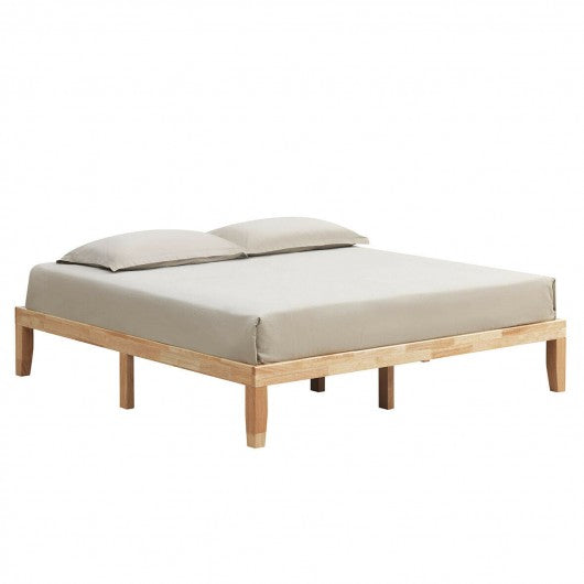 14 Inch King Size Wood Platform Bed Frame