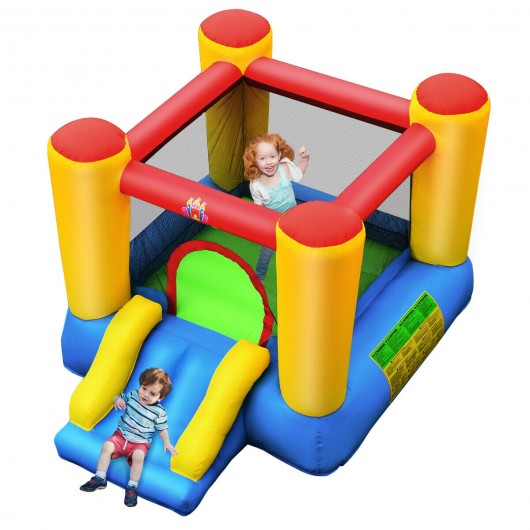 Kids Slide Bounce House for Indoor Outdoor without Blower