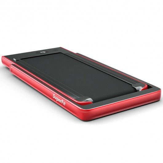 2 in 1 Folding Treadmill Dual Display with Bluetooth Speaker