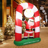 7.5 ft Inflatable Christmas Lighted Santa Claus