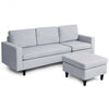 Convertible Sectional L-Shaped Couch with Reversible Chaise