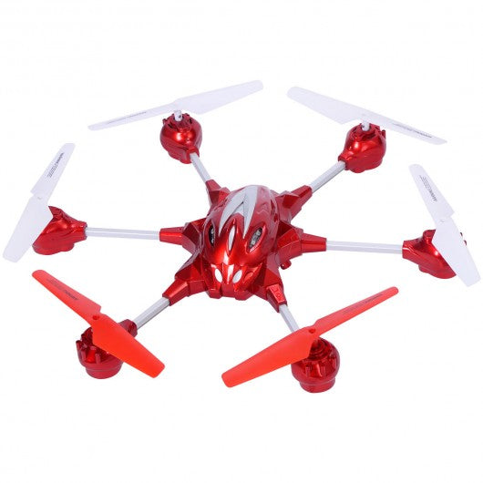 W609-10 4.5CH 2.4G Remote Control RTF Hexacopter w/ HD Camera-Red
