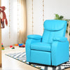 Kid Recliner Sofa Armrest Chair-Blue