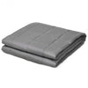 25 lbs Weighted Blankets 100% Cotton with Glass Beads -Dark Gray