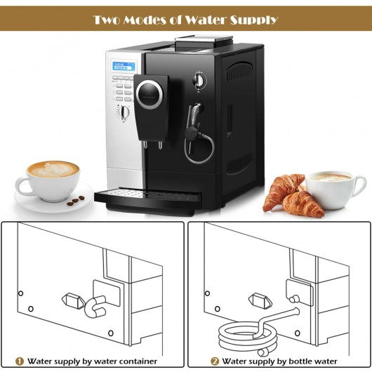 Super-Automatic Espresso Maker Machine with Milk Frother