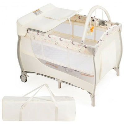 Foldable Baby Playard with Changing Station