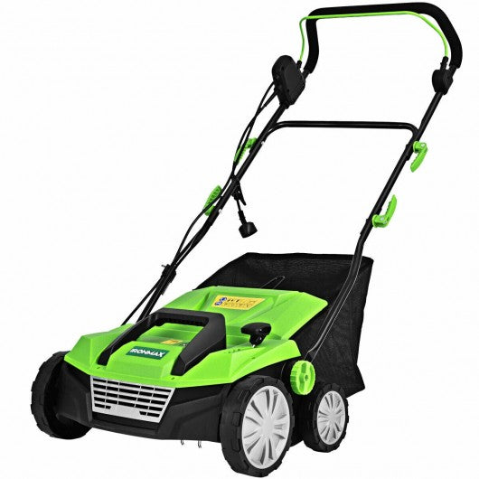 13Amp Corded Scarifier 15€� Electric Lawn Dethatcher