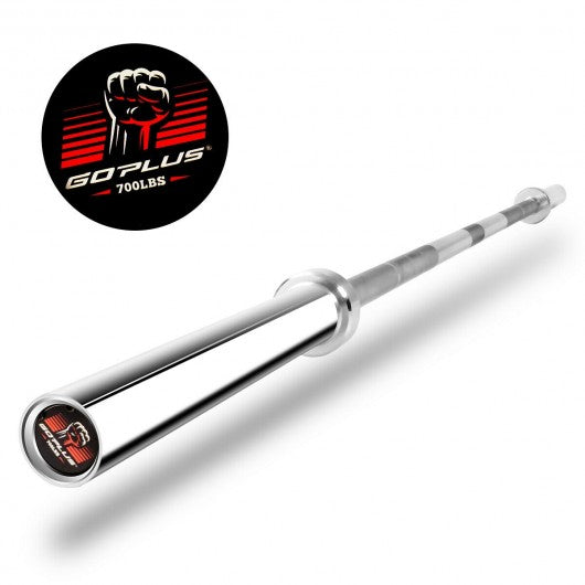 700 lb Chrome Barbell Multipurpose Weight Lifting Weight Bar