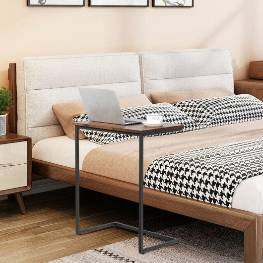 C-shaped End Side Coffee Tray Sofa Table