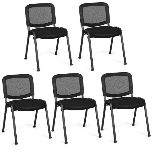 Set of 5 Mesh Back Office Conference Chairs