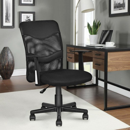 Modern Ergonomic Mesh Mid-Back Office Chair