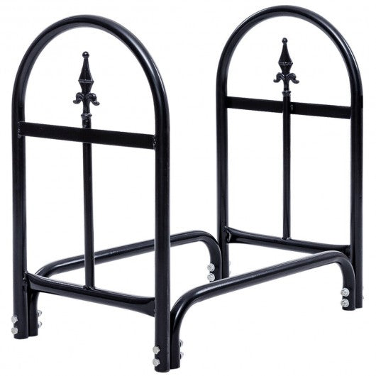 2' Outdoor Heavy Duty Steel Firewood Storage Holder