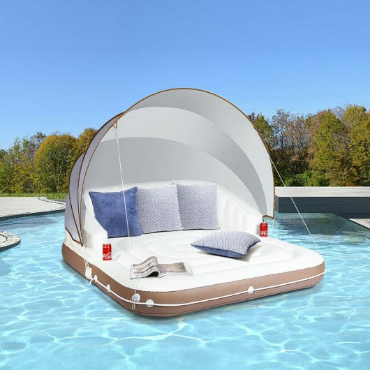 Inflatable Pool Float Lounge Swimming Raft
