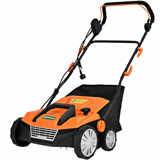 13Amp Corded Scarifier 15€� Electric Lawn Dethatcher