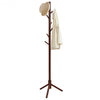 2 Heights Wooden Coat Rack with 8 Hooks