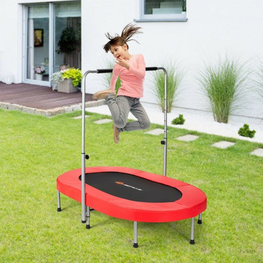 Foldable Double Mini Kids Fitness Rebounder Trampoline