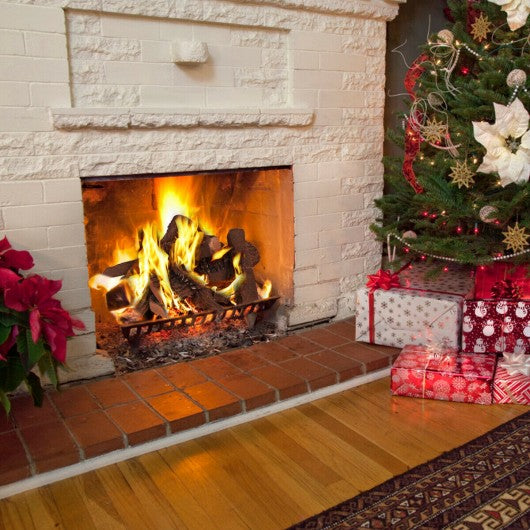 10 pcs Ceramic Propane Fireplace Imitation Wood
